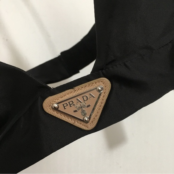 Prada Black Tank Top with Tan Straps - Picture 5 of 9